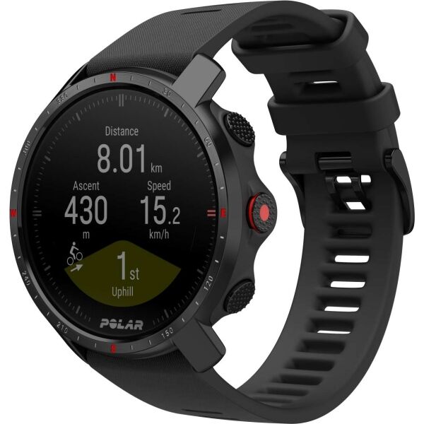 E-shop POLAR GRIT X PRO Multisportovní hodinky s GPS a záznamem tepové frekvence, černá, velikost