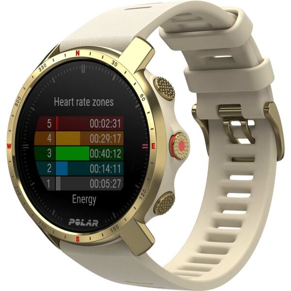 E-shop POLAR GRIT X PRO Multisportovní hodinky s GPS a záznamem tepové frekvence, béžová, velikost