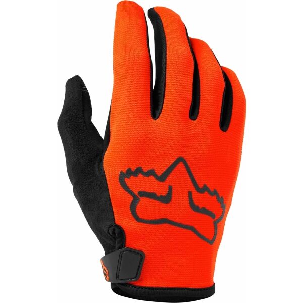 E-shop Fox RANGER Cyklistické rukavice, oranžová, velikost