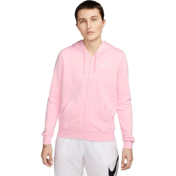 Nike SPORTSWEAR CLUB FLEECE Dámská Mikina, Růžová, Veľkosť S