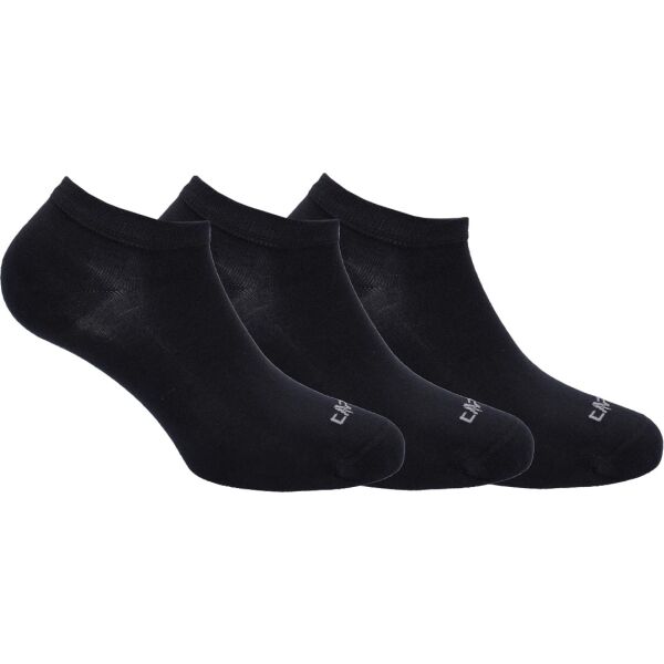 E-shop CMP BAMBOO INVISIBILE SOCK TRIPACK Pánské ponožky, černá, velikost