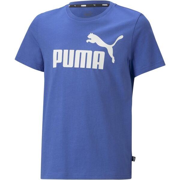 E-shop Puma ESS LOGO TEE B Chlapecké triko, modrá, velikost 152