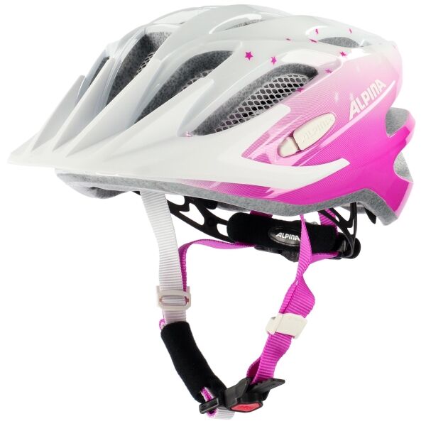 E-shop Alpina Sports FB JR 2.0 Dětská helma na kolo, bílá, velikost