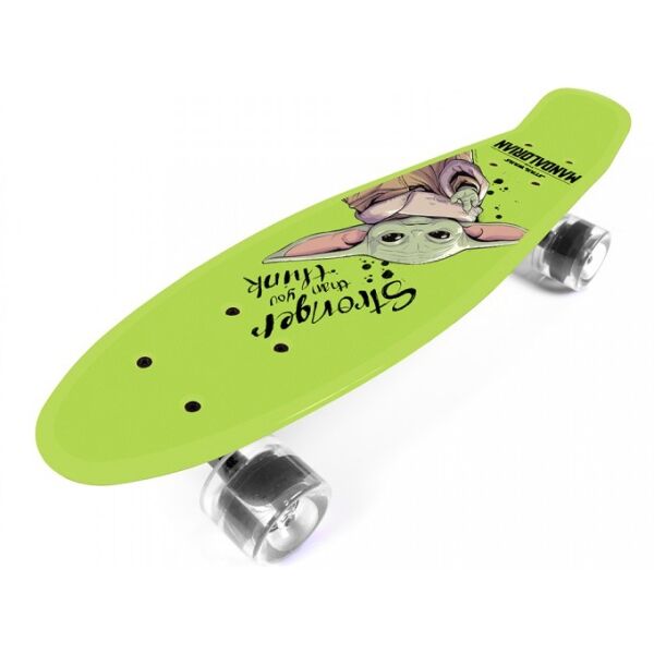 Disney GROGU Skateboard (fishboard), Světle Zelená, Veľkosť UNI