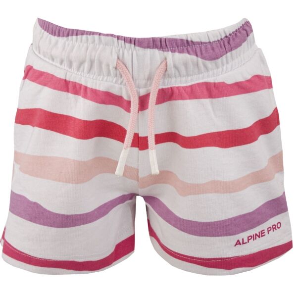 E-shop ALPINE PRO LOBFO Dětské kalhoty, bílá, velikost 140-146