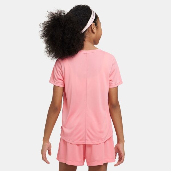 Nike DRI-FIT ONE Dívčí Tričko, Růžová, Veľkosť S