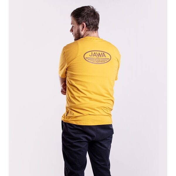 PROGRESS JAWA FAN T-SHIRT Pánské Triko, žlutá, Veľkosť L