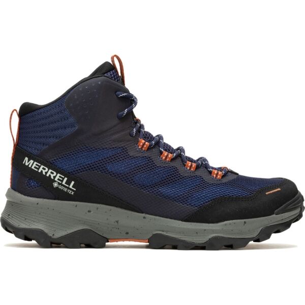 E-shop Merrell SPEED STRIKE MID GTX Pánská outdoorová obuv, tmavě modrá, velikost 44