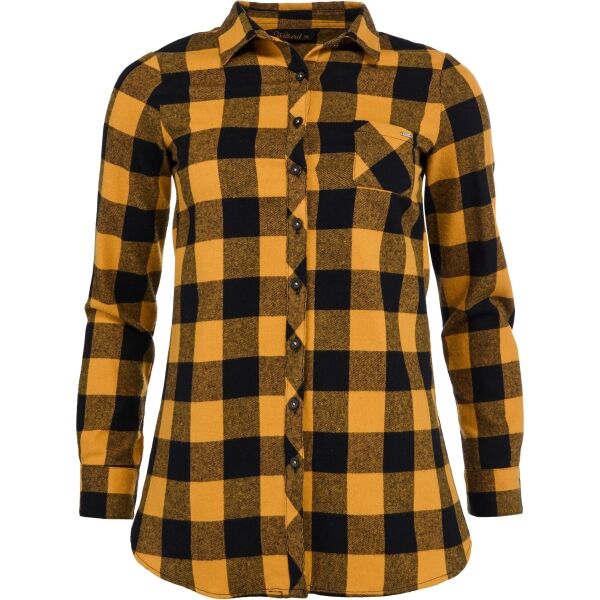 Willard SUNTU Dámská Flanelová Košile, žlutá, Veľkosť 40