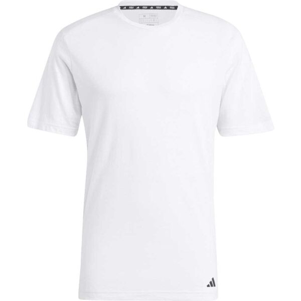 Adidas YOGA TEE Pánské Sportovní Tričko, Bílá, Veľkosť M