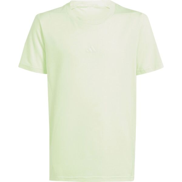 adidas TRAINING AEROREADY T-SHIRT Chlapecké triko, světle zelená, velikost