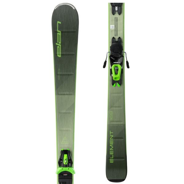 E-shop Elan ELEMENT GREEN LS + EL 10 GW Sjezdové lyže, tmavě zelená, velikost