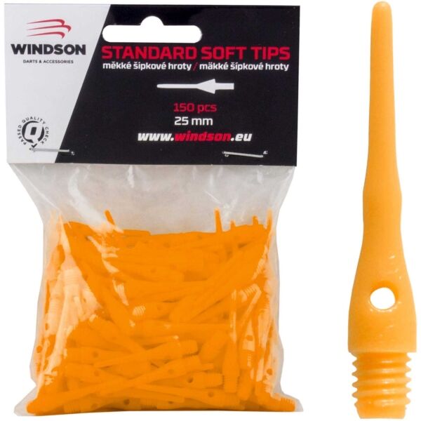 Windson HROTY SOFT 25mm - 150ks Hroty Na šipky, Oranžová, Veľkosť UNI