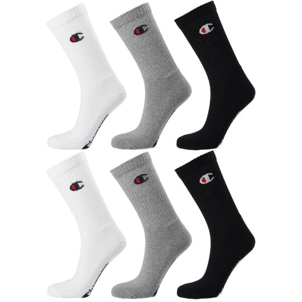 E-shop Champion LEGACY 6PK Ponožky, šedá, velikost