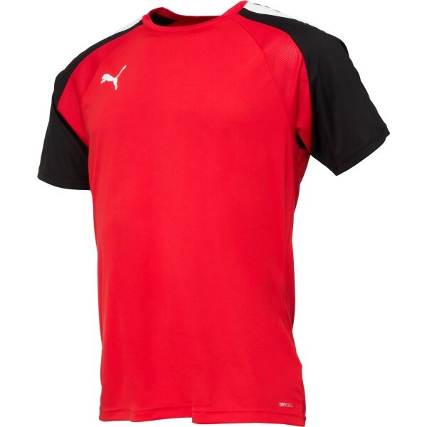 Puma TEAMPACER JERSEY TEE Pánské Fotbalové Triko, červená, Veľkosť S