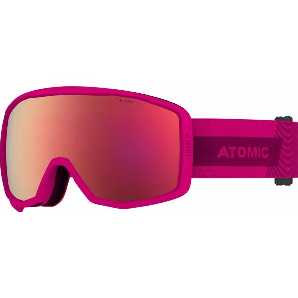 E-shop Atomic COUNT JR CYLINDRIC Dětské lyžařské brýle, růžová, velikost