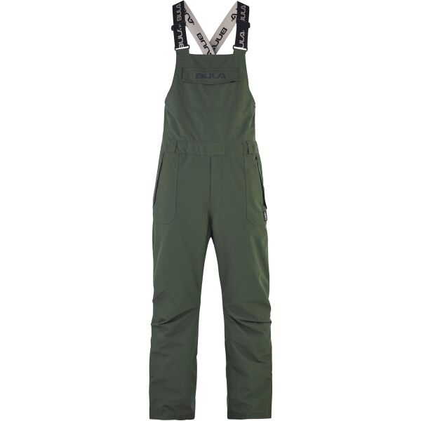 E-shop Bula LIFTIE Pánské zateplené lyžařské kalhoty, zelená, velikost