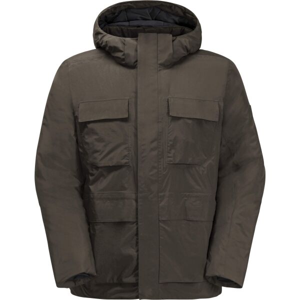 E-shop Jack Wolfskin TEXTOR UTILITY Pánská outdoorová bunda, khaki, velikost