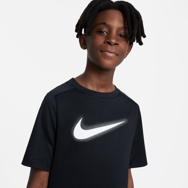 Nike DRI-FIT MULTI+ Chlapecké Tričko, černá, Veľkosť XL
