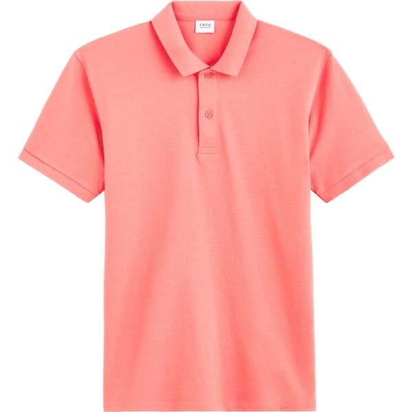 E-shop CELIO TEONE Pánské polo tričko, růžová, velikost