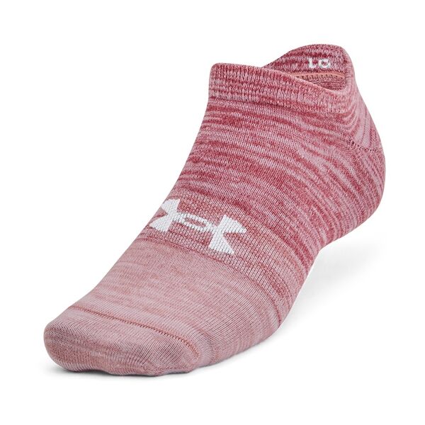 E-shop Under Armour ESSENTIAL NO SHOW 3PK Unisex ponožky, růžová, velikost