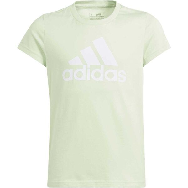 E-shop adidas BIG LOGO TEE Dívčí triko, světle zelená, velikost