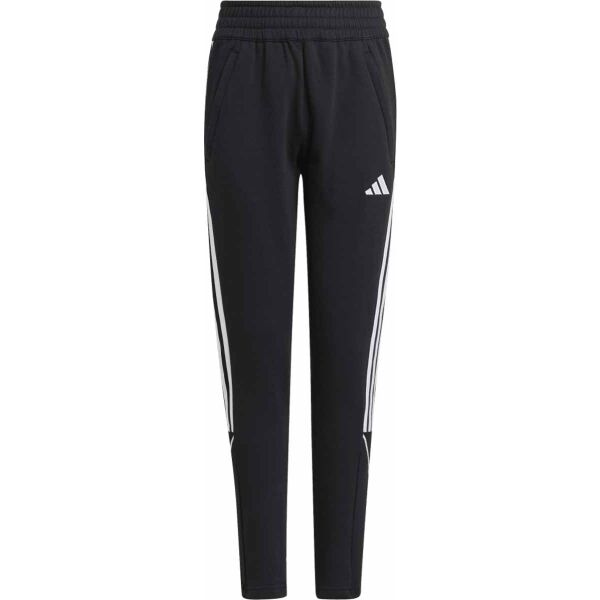adidas TIRO 23 LEAGUE Juniorské fotbalové kalhoty, černá, velikost