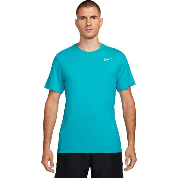 Nike DRI-FIT Pánské sportovní tričko, tyrkysová, velikost