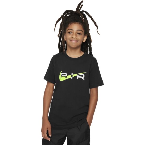 Nike SPORTSWEAR AIR Chlapecké tričko, černá, velikost