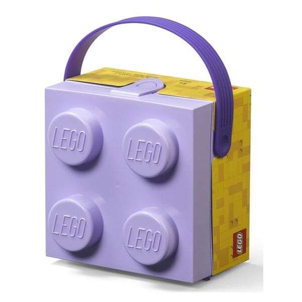 LEGO Storage HANDLE BOX Box Na Svačinu, Fialová, Veľkosť UNI