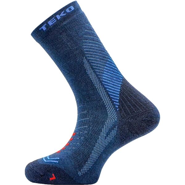 TEKO ECO HIKE DISCOVERY 2.0 Outdoorové Ponožky, Tmavě Modrá, Veľkosť M