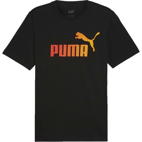 Puma ESSENTIALS + SUMMER SPORTS TEE Pánské triko, černá, velikost