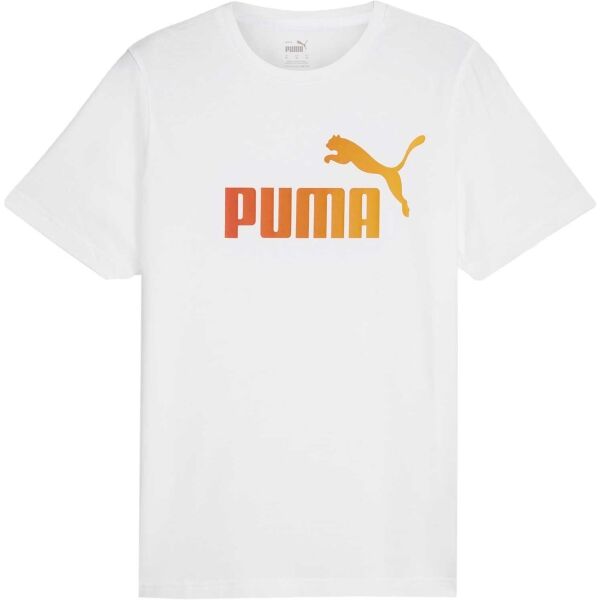 Puma ESSENTIALS + SUMMER SPORTS TEE Pánské triko, bílá, velikost