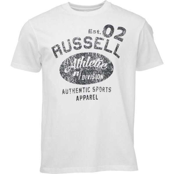 Russell Athletic T-SHIRT M Pánské tričko, bílá, velikost
