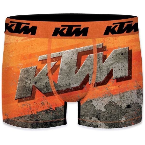 KTM STONE Pánské boxerky, oranžová, velikost