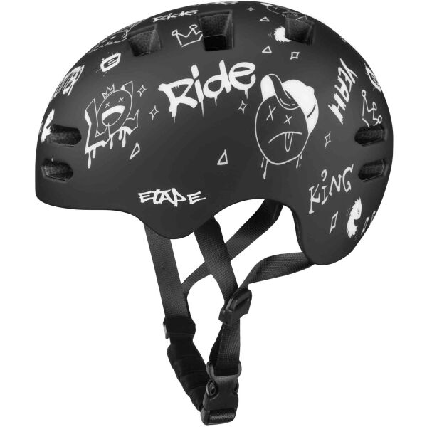 Etape BUDDY Dětská cyklistická helma, černá, velikost