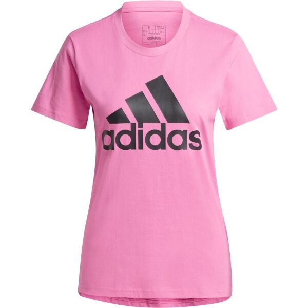 E-shop adidas LOUNGEWEAR ESSENTIALS LOGO Dámské tričko, růžová, velikost