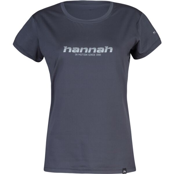 E-shop Hannah SAFFI II Dámské funkční triko, tmavě šedá, velikost