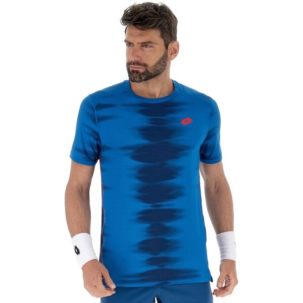 Lotto TECH II D2 TEE Pánské tenisové tričko, modrá, velikost