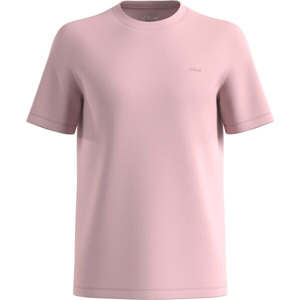 s.Oliver RL T-SHIRT Pánské tričko, růžová, velikost