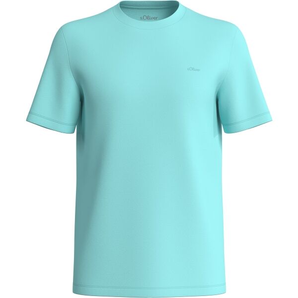 s.Oliver RL T-SHIRT Pánské tričko, světle modrá, velikost