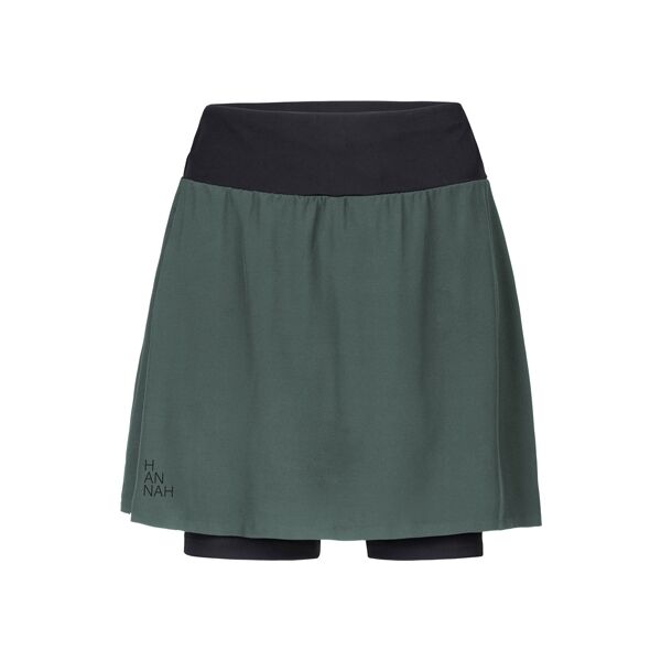 Hannah LIS SKIRT Dámská sportovní sukně, tmavě zelená, velikost