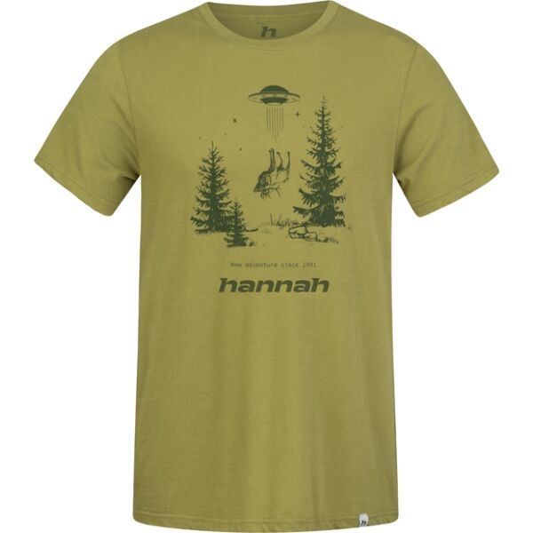 Hannah FRED Pánské tričko, zelená, velikost
