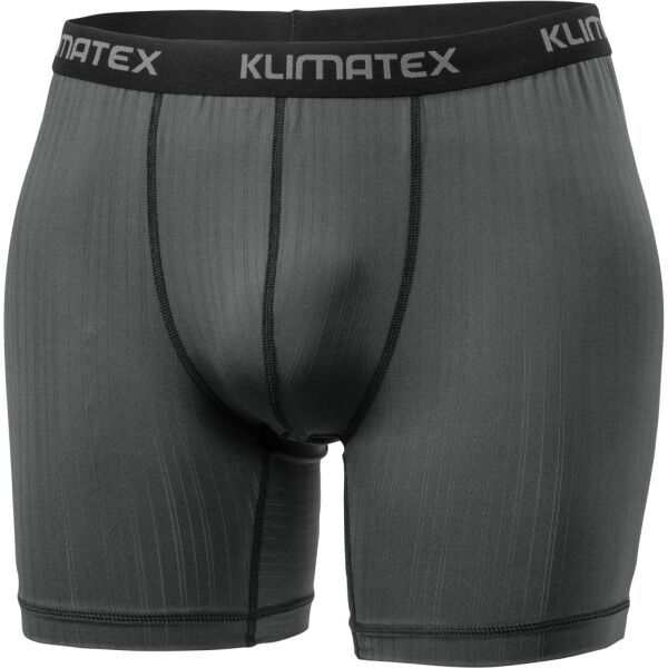 Klimatex BAX MID Pánské funkční boxerky, tmavě šedá, velikost