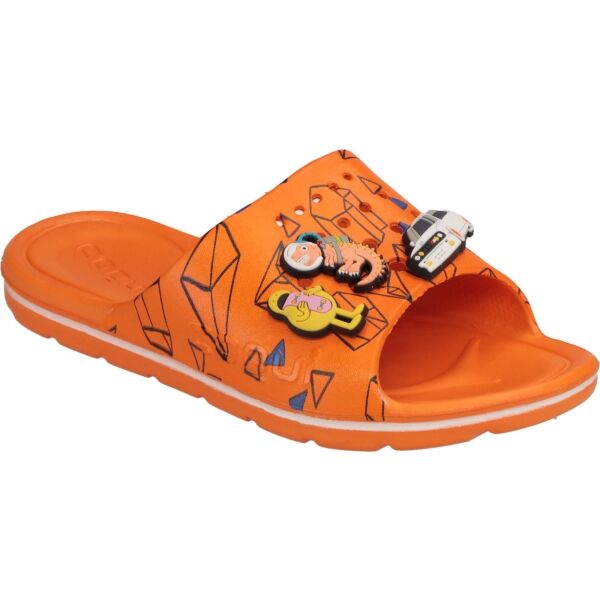 Coqui LONG SET Dětské pantofle, oranžová, velikost