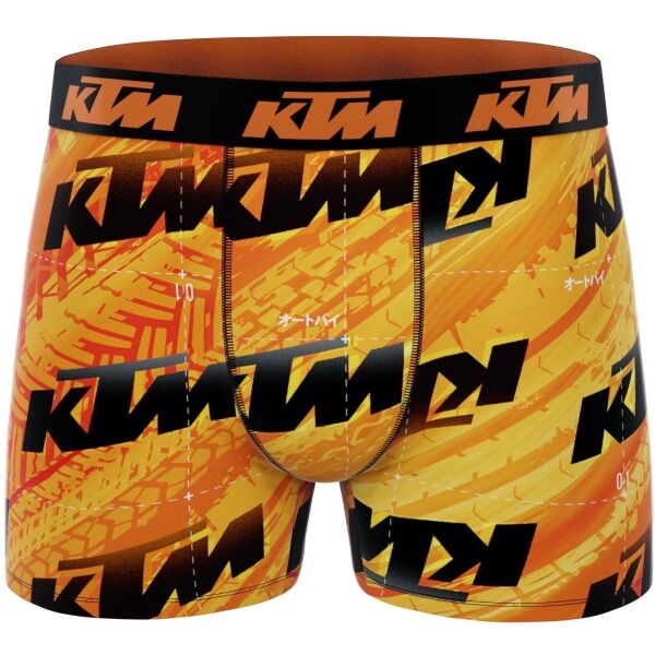 KTM FIRE Pánské boxerky, oranžová, velikost