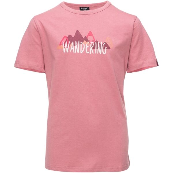 Hi-Tec ARETA JRG Dívčí triko, růžová, velikost
