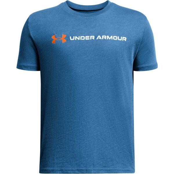 Under Armour WORDMARK Chlapecké triko, modrá, velikost