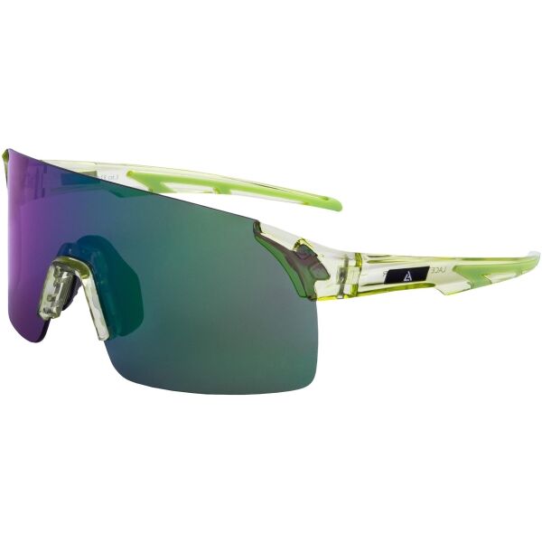 Laceto STAR Sportovní sluneční brýle, světle zelená, velikost