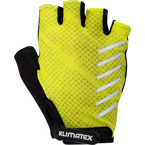 Klimatex EIKE Pánské cyklo rukavice, světle zelená, velikost